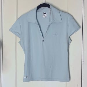 Women's FILA Light Mint Colored Top Size: M